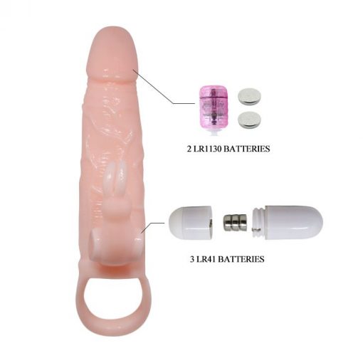 extensión de pene de 16cm con doble vibrador en sex shop en Ecuador