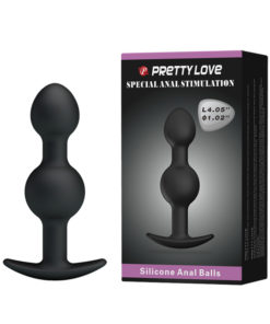 Plug anal doble con pesa vibradora en sex shop en Ecuador